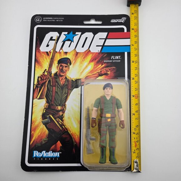 Super7 G.I. Joe Flint Warrant Officer Classic Collectible Action Figure New - Picture 8 of 8